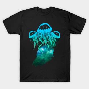 Fantasy Jellyfish - Green T-Shirt